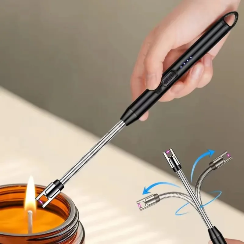 Briquet Arc Plasma Flexible — Rechargeable USB-C | Résistant au Vent | Édition Gold