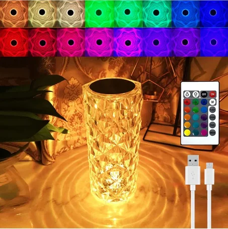 SUPER LÂMPADA LED CRISTAL DE MESA