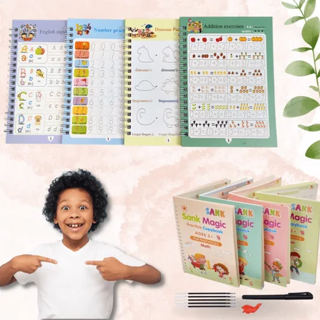 4 LIVROS MÁGICOS INFANTIS