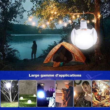 SOLAR RECHARGEABLE LED™ + LIVRAISON GRATUITE/ PAIEMENT A LA LIVRAISON