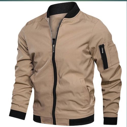 Jacket Homme-Automne blanc cassé