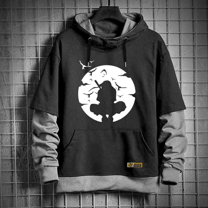Hoodie Manga Anime Itachi Uchiha Sweatshirt - Demi-M Oversize Capuche Otaku