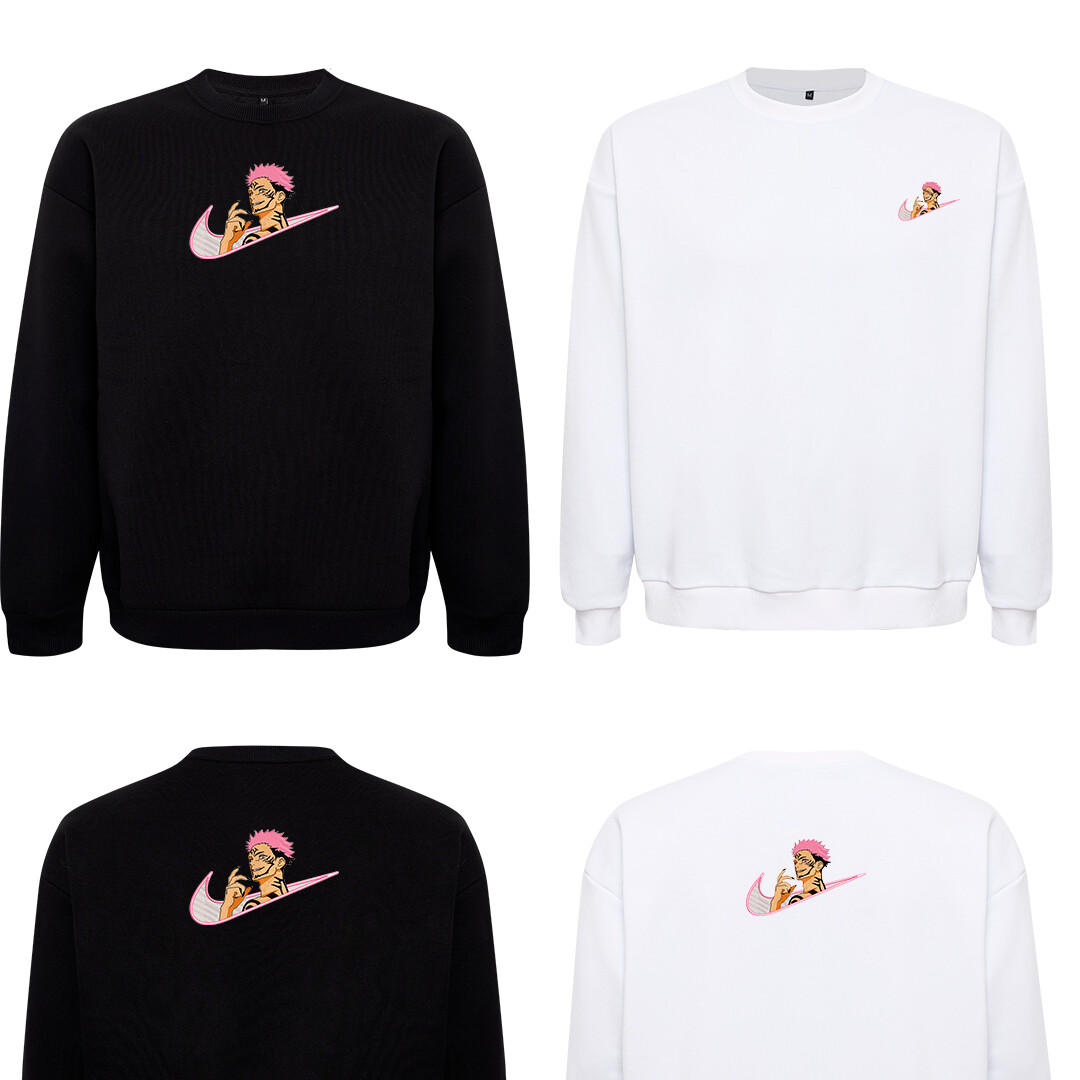 Hoodie SWEAT  brodé TISHURTE  personnalisé sukuna