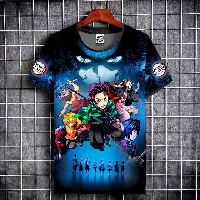 tshirt Demon Slayer - T-shirt Naruto Kimetsu no Yaiba ANIME Otaku Teeshort MANGA