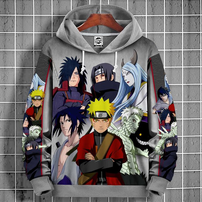 Hoodie Manga Anime Naruto Shippuden Sweatshirt Characters - For Otaku Capuche