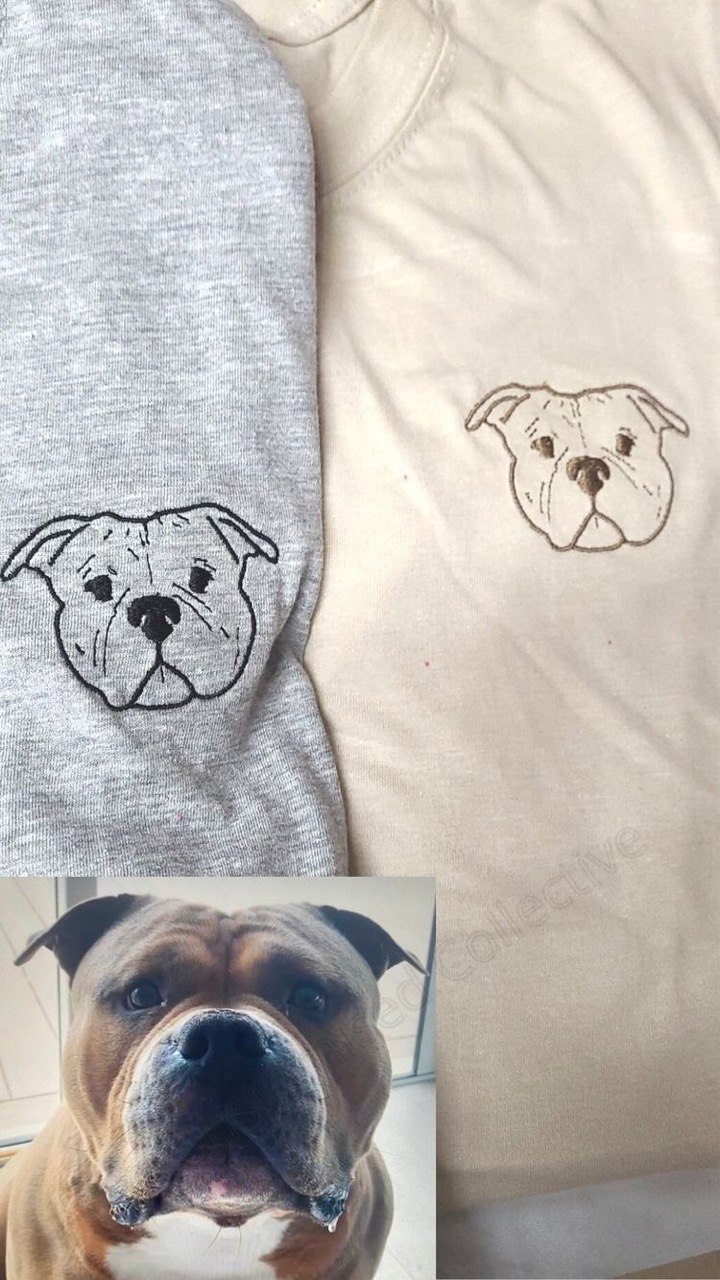 Personalized Embroidered and Graphic Print Portrait Apparel - The Perfect Gift for Special Occasions and Cherished Memories