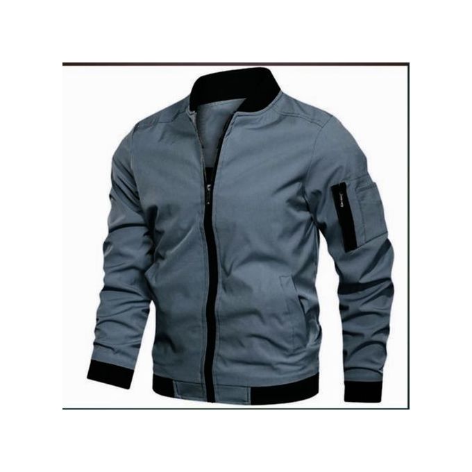 Jacket d'automne pour hommes - Gris foncé