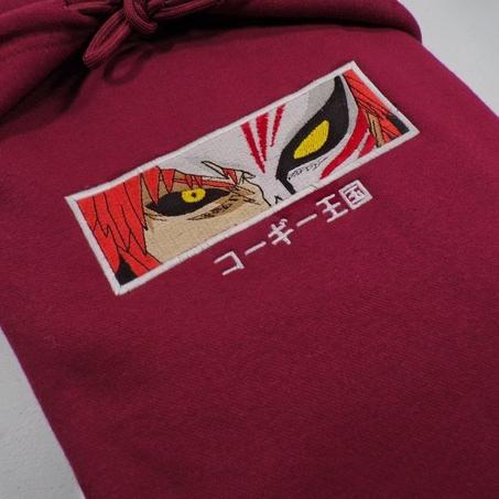 Hoodie SWEAT  brodé TISHURTE  personnalisé ichugo kurosaki