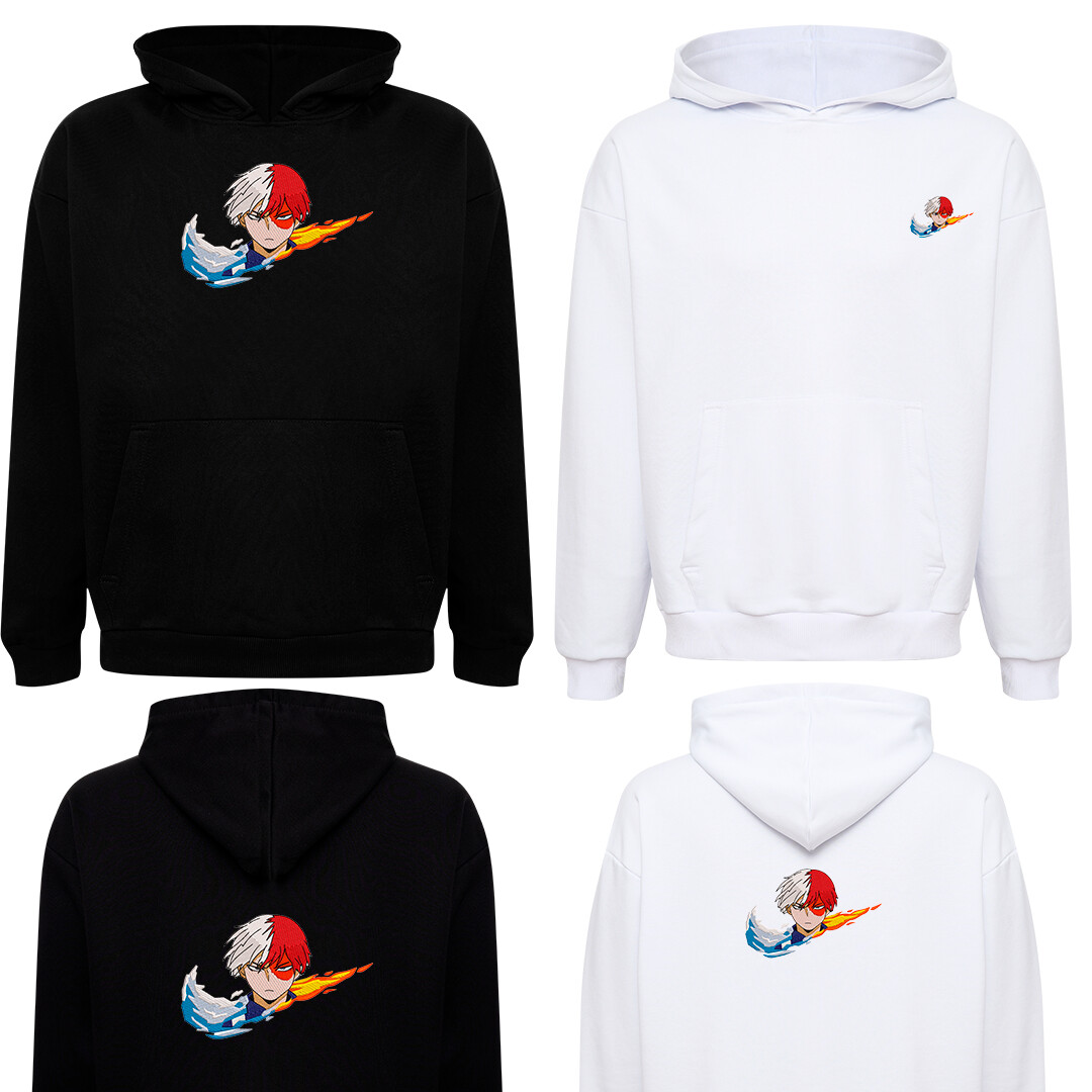 Hoodie brodé personnalisé TODOROKI