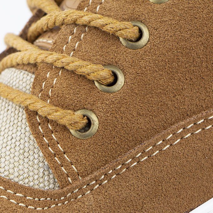 D'Urbano Baskets basses D'Urbano en Cuir Nubuck - Tabac.