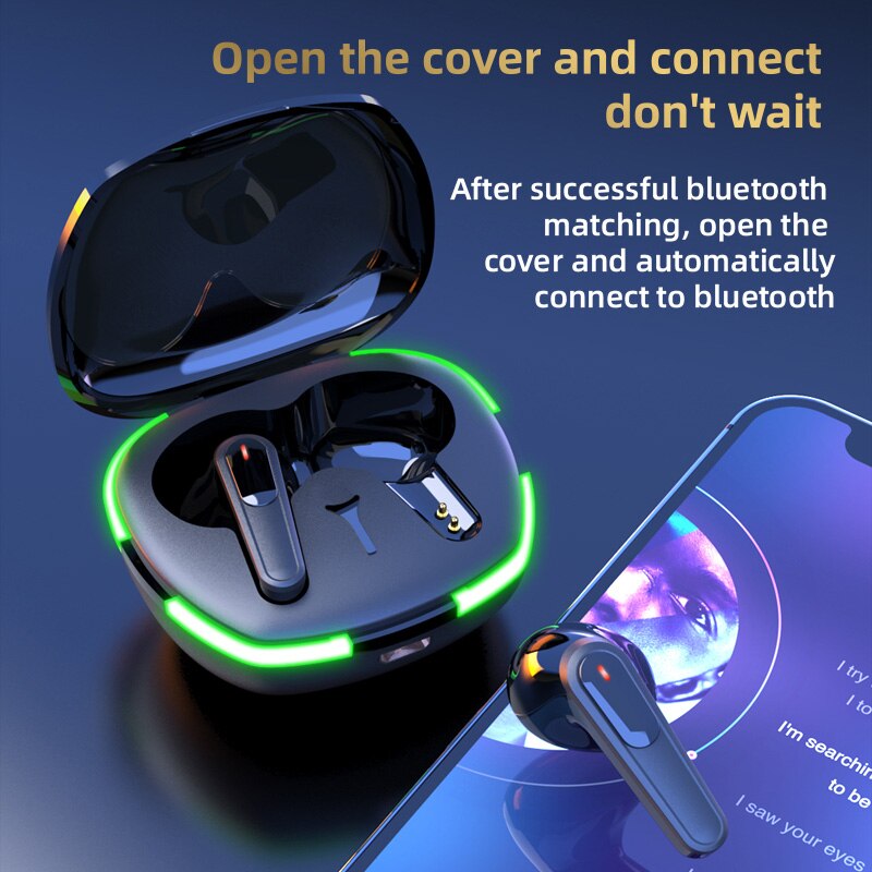 Casque Bluetooth sans fil TWS Pro60 avec micro, écouteurs stéréo antibruit, écouteurs Air Pro 60
