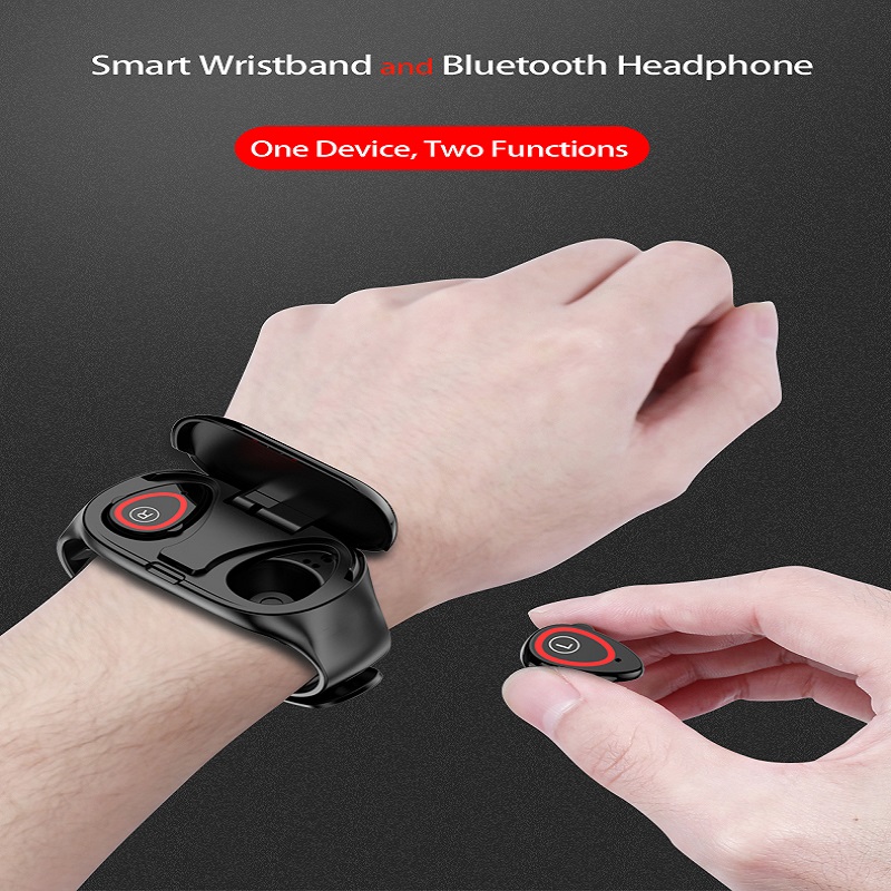 Smart Watch with Earbuds Fitness Tracker Wireless Headphones Wireless  Earbuds Bracelet Bluetooth Headset - China Smart Watch and Watch price |  Made-in-China.com