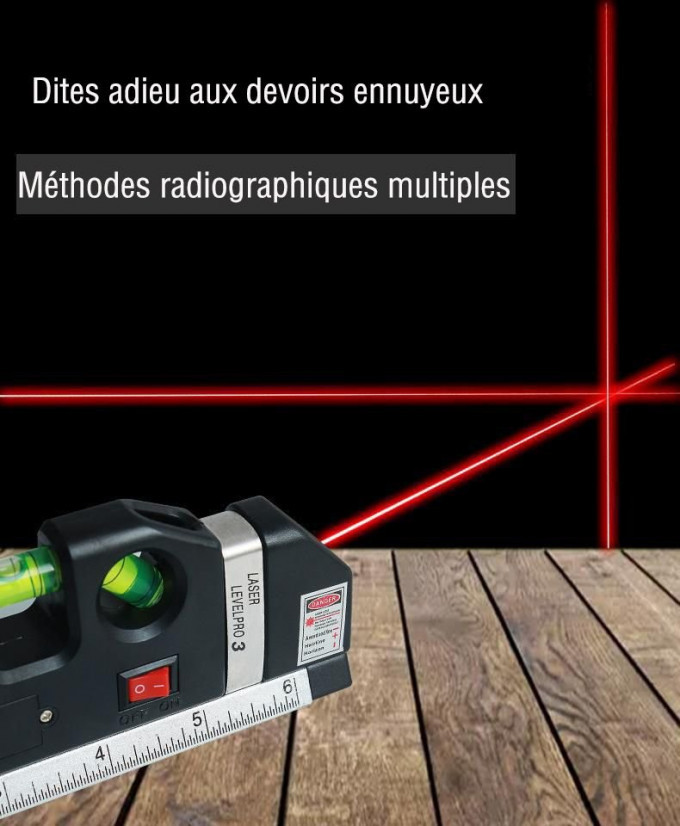 Outil de Mesure Laser Multifonctionnel 4 en 1