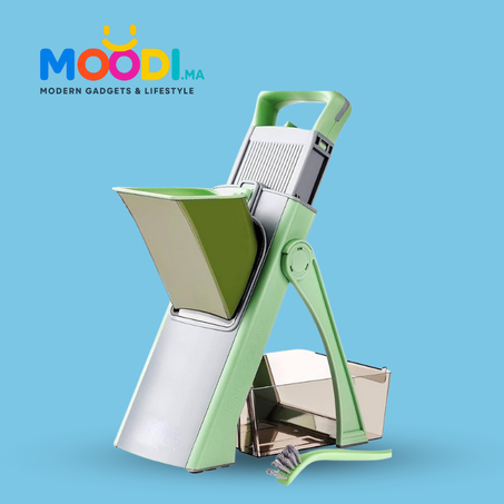 قطاعة الخضروات المبتكرة 5 في 1 - تحضير أسرع وأسهل لوجبات صحية!