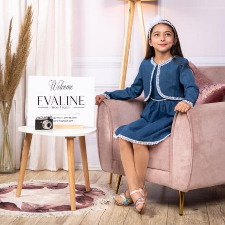 TK-04-Robe jean avec boléro