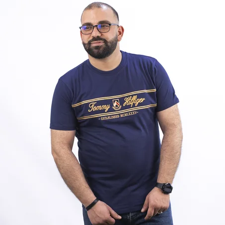 T-shirt Tommy brodé New