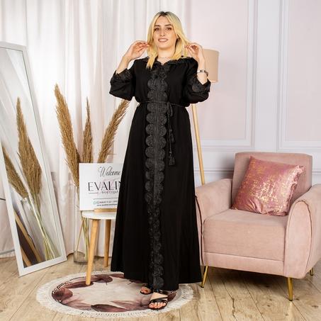 ABAYA capuche dentelle