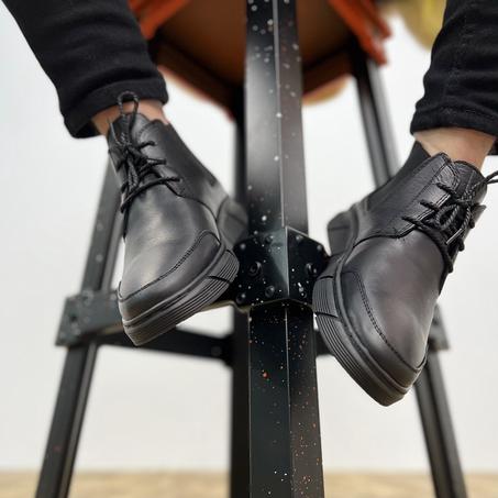 Demi botte en véritable Cuir (Ref M1)