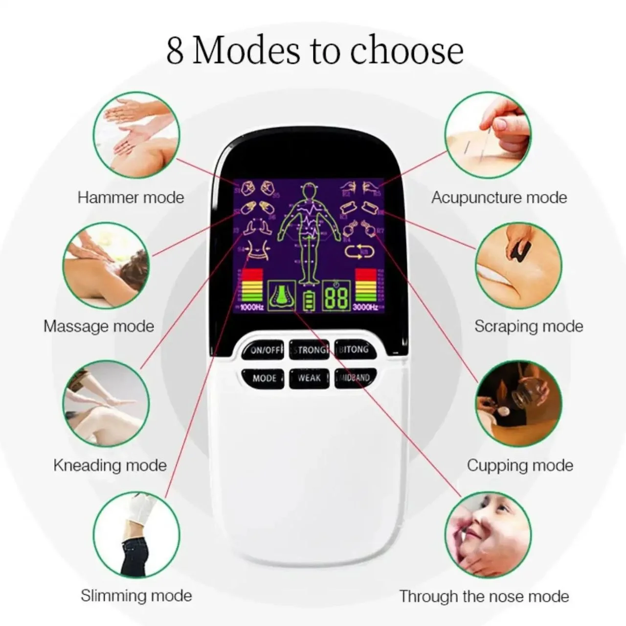 TENS Rechargeable | جهاز Massage Électrique للعضلات والاسترخاء
