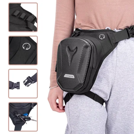 Sac de Jambe Moto Étanche – Transportez Vos Objets en Toute Sécurité