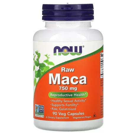 Maca crue, 750 mg, 90 capsules végétariennes