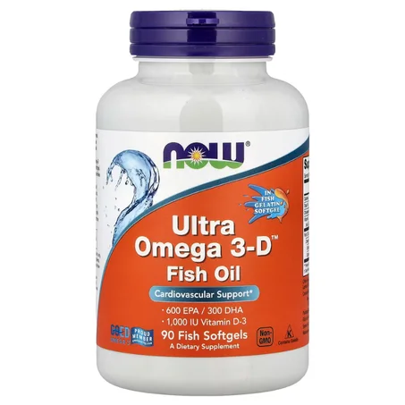 Huile de poisson Ultra Omega 3-D™, 90 capsules