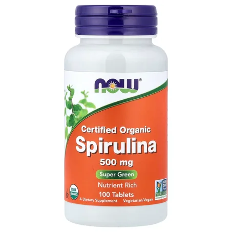 Spiruline certifiée biologique, 500 mg, 100 comprimés