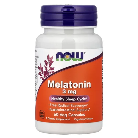 Mélatonine, 3 mg, 60 capsules végétales