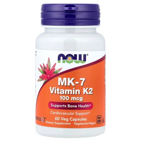 MK-7 Vitamine K-2, 100 µg, 60 / 120 capsules végétariennes