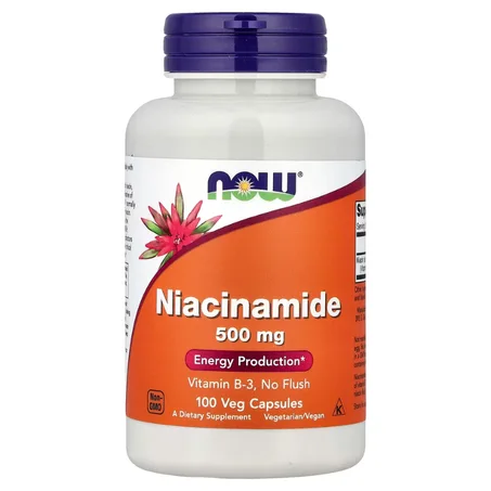 Niacinamide, 500 mg, 100 capsules végétariennes
