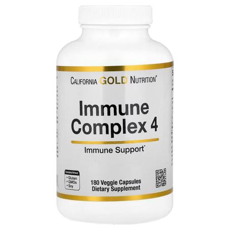 CALIFORNIA GOLD NUTRITION IMMUNE 4 B180 CAPSULES