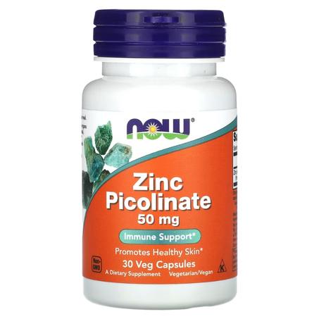 NOW ZINC PICOLINATE 50MG B 30 CAPSULES