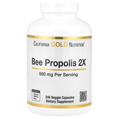 CALIFORNIA GOLD NUTRITION BEE PROPOLIS 2X B90 VEGGIE CAPSULES