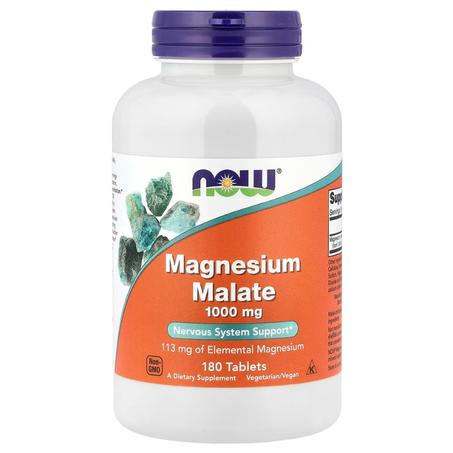 NOW MAGNESIUM MALATE 1000MG B180 COMPRIME