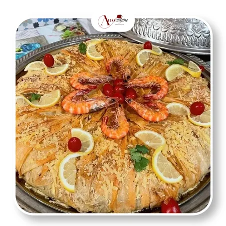 بسطيلة الدجاج بمذاق الحوت