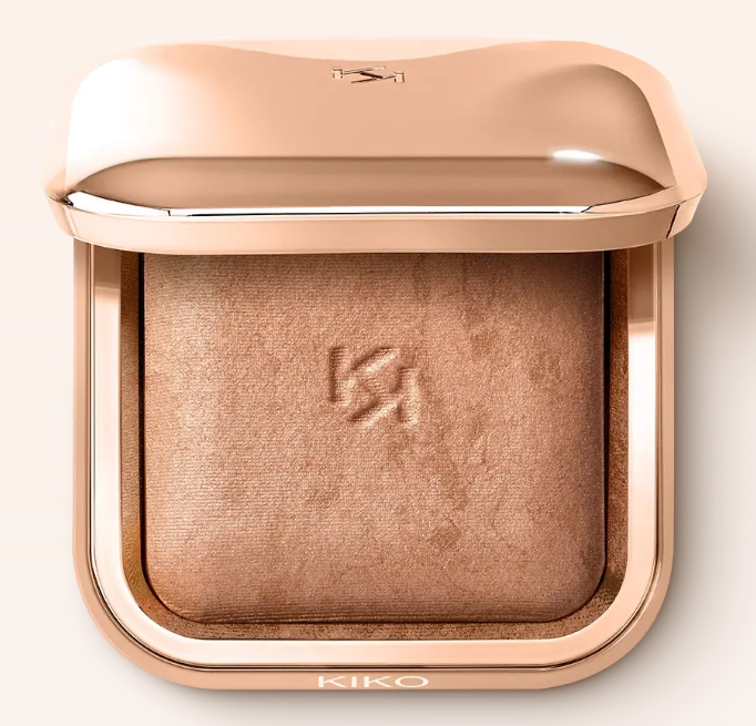 بودرة Silky Glow Baked Bronzer –Kiko Warm Sienna