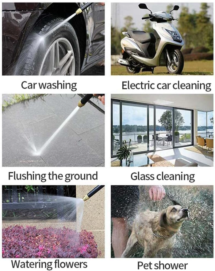 Pistolet D'eau En Métal À Pression Réglable