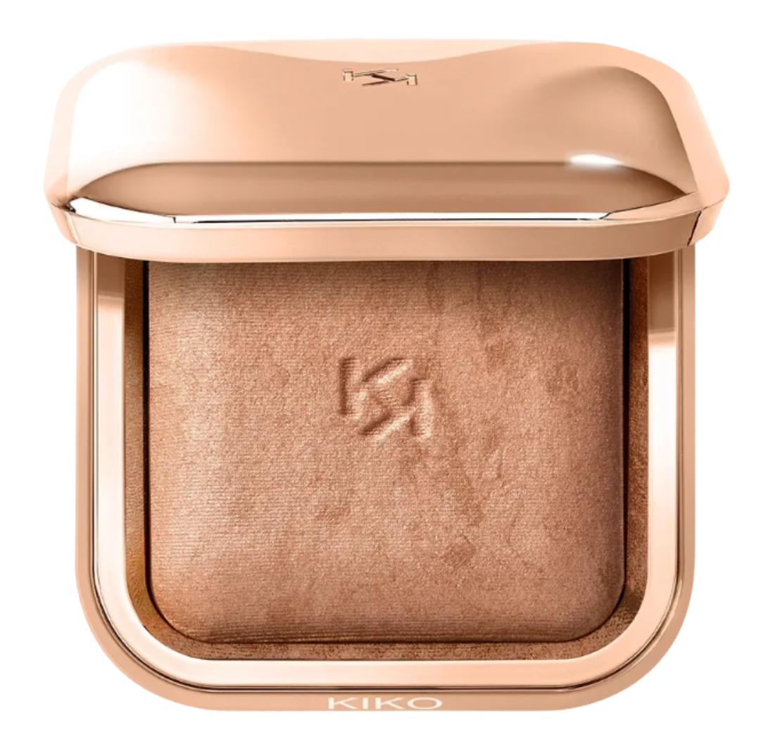 بودرة Silky Glow Baked Bronzer –Kiko Warm Sienna