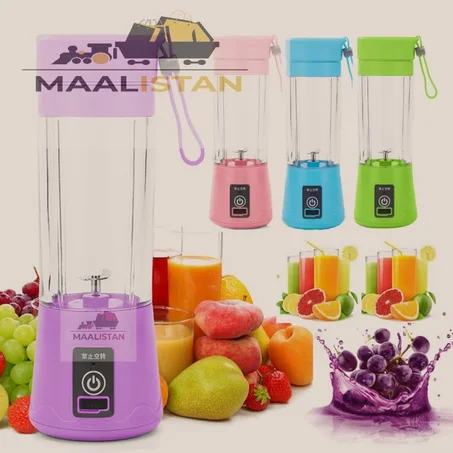 USBخلاط عصير منزلي صغير كهربائي قابل لإعادة الشحن عبر منفذ