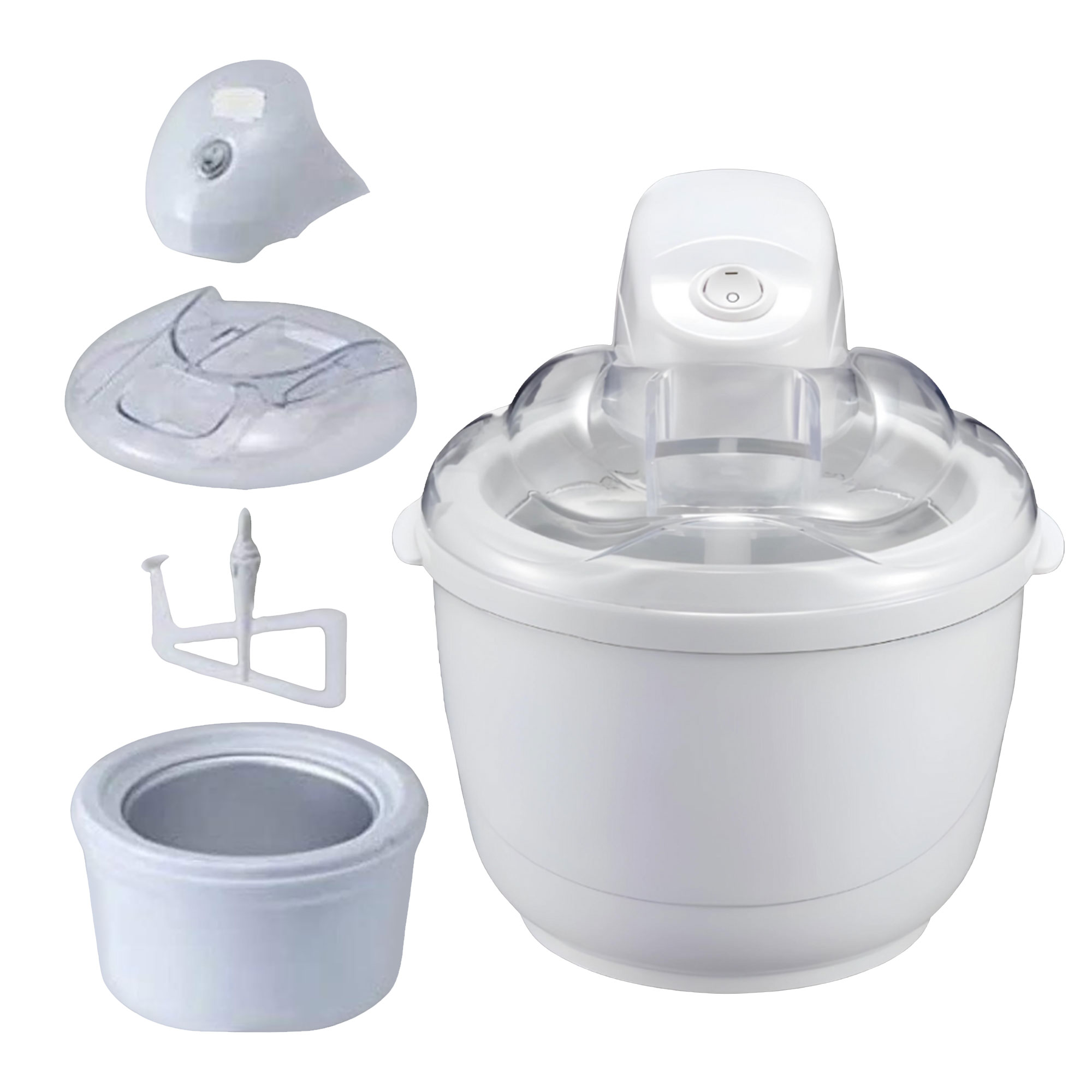 Ice cream maker with 500ml fast freezing bowl with two years warranty
