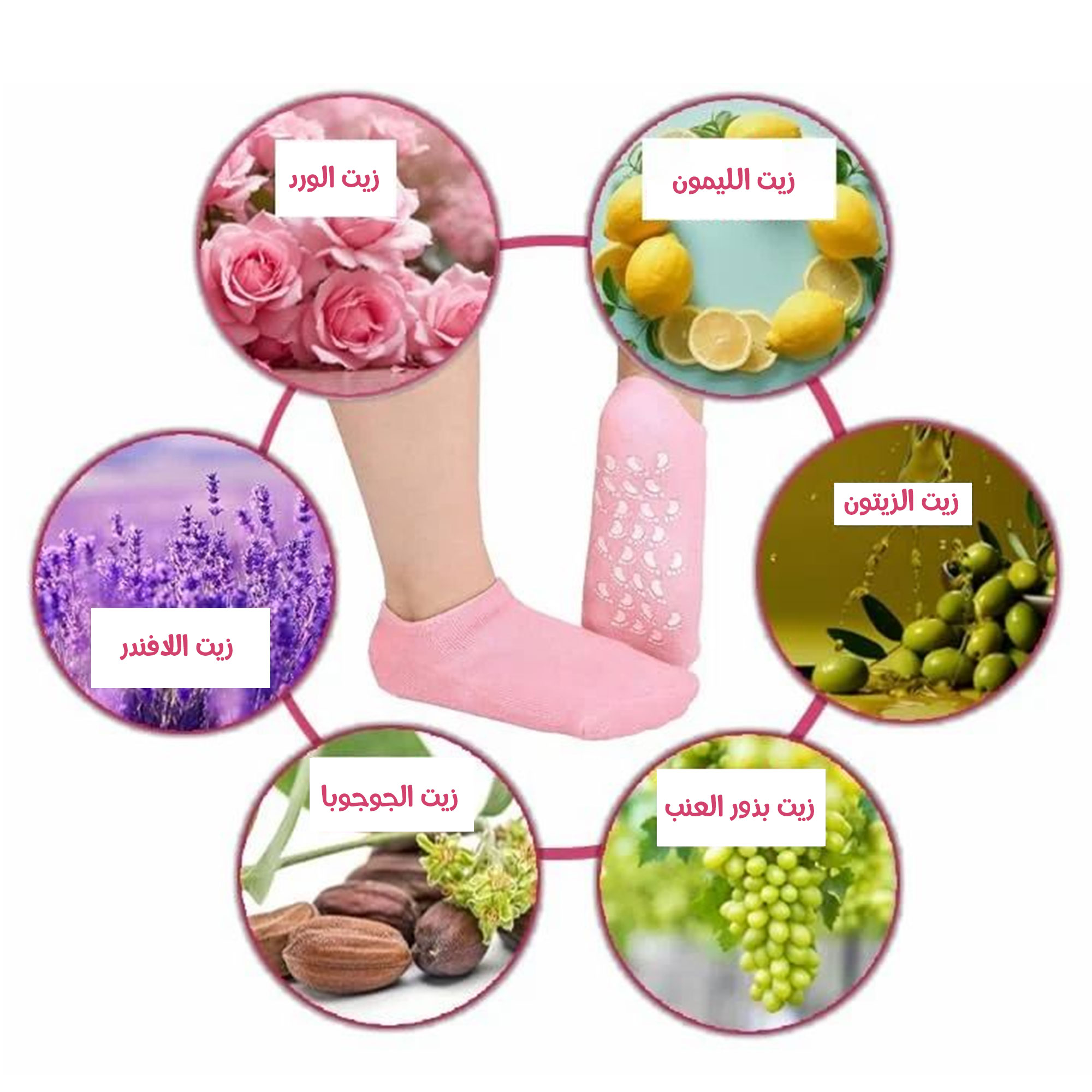 Gel Socks for Foot Moisturizing