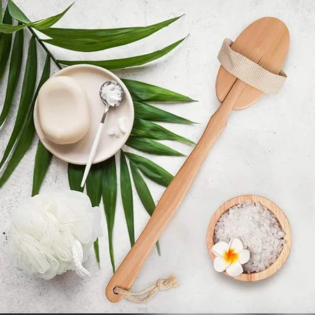 • فرشاة للجسم للتقشير وازالة السيلوليت