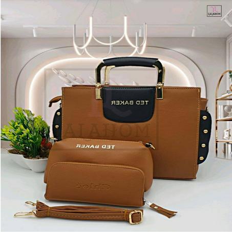 صااك وااعر  3 قطع وزوين وكاليتي  مزيانة  الخدمة متقونة. 😍😍 متوفر بجميع الألوان 👜