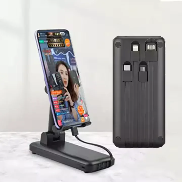 Chargeur Portable 3 en 1 HY 10000mAh – Puissance, Polyvalence et Rapidité