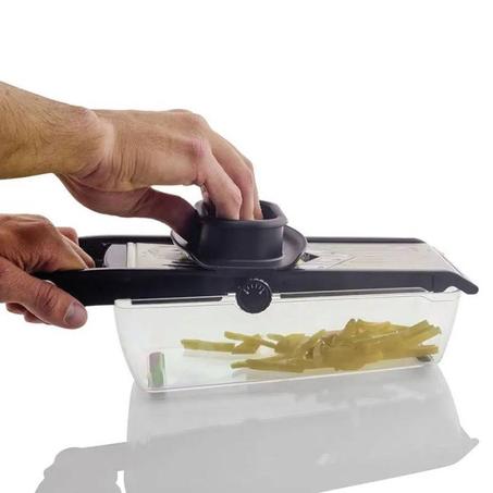 Mandoline Avec Récipient JATA Master Cut Pro HMAQ4502 - Noir