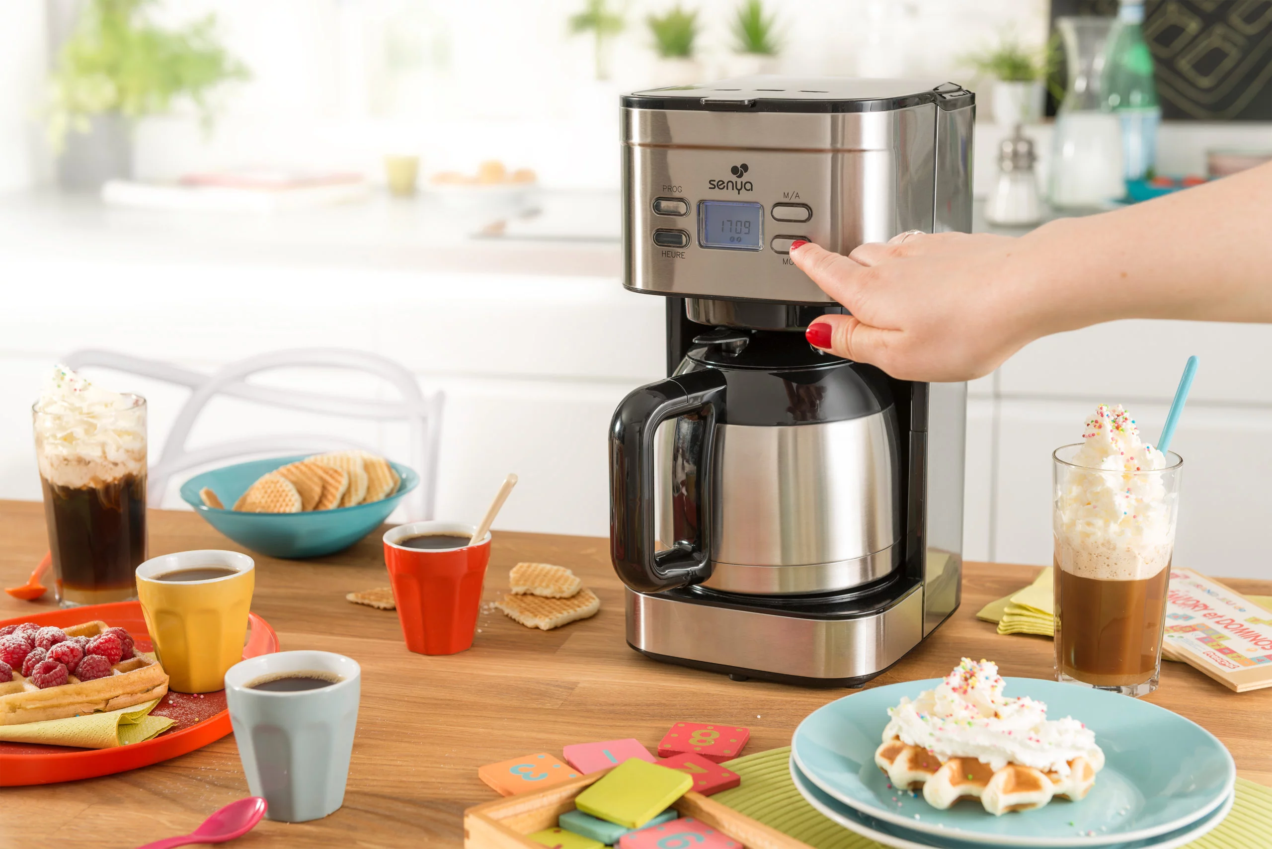 Cafetière programmable carafe Isotherme