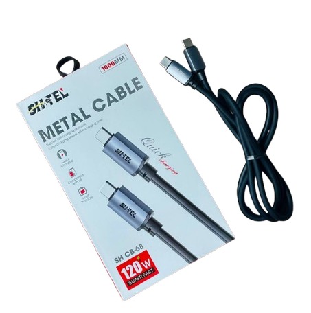 Sh tel CB-68 Câble en métal type-C to type-C