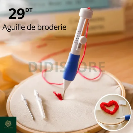 Aiguille de poinçonnage avec 3 dimensions