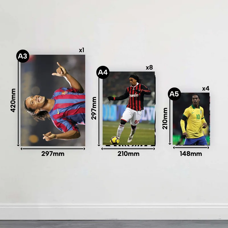 Pack posters- RONALDINHO