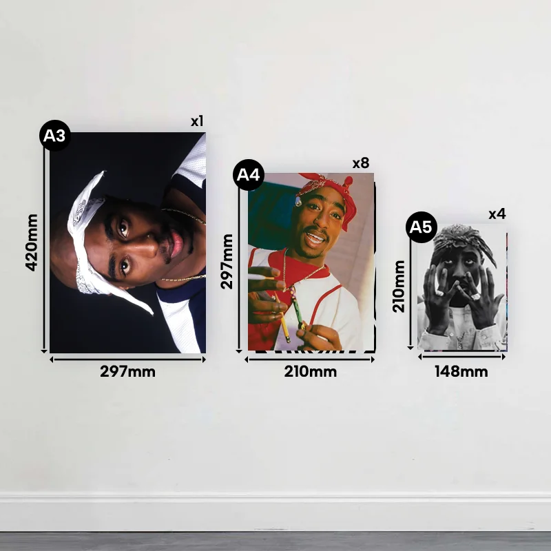 Pack posters- TUPAC SHAKUR